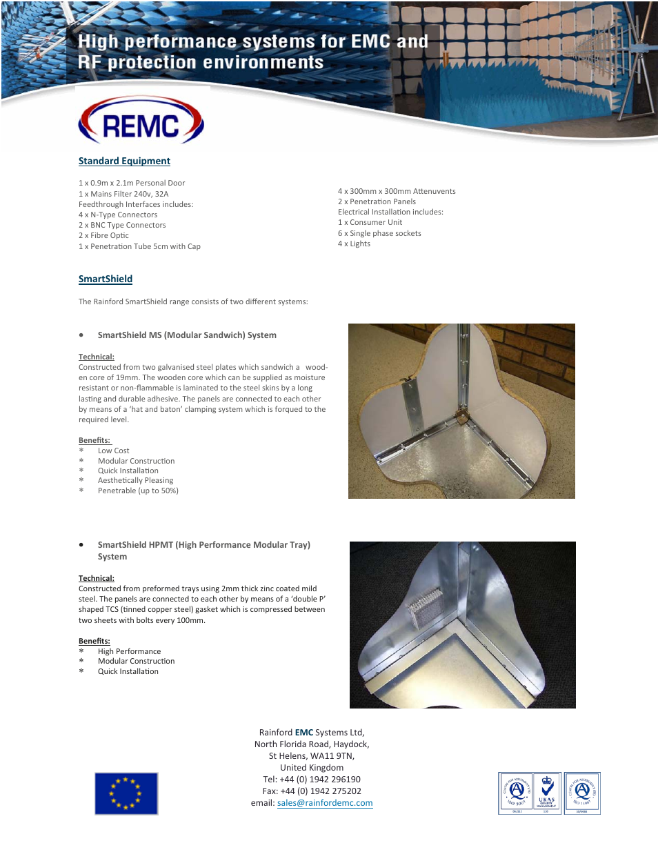 ORBIT FR Shielded Rooms User Manual | Page 2 / 2