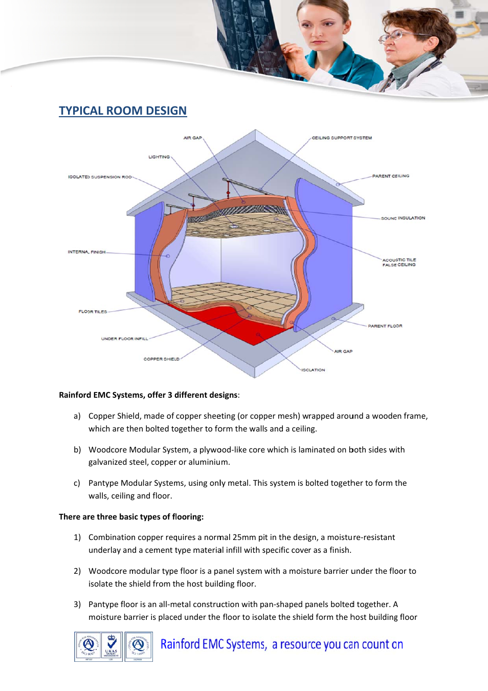 Typic, Cal roo, M desig | ORBIT FR Shielding for MRI rooms User Manual | Page 3 / 5