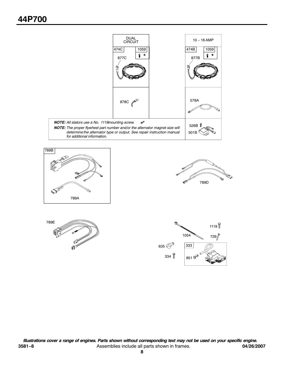 Briggs & Stratton 44P700 User Manual | Page 8 / 12