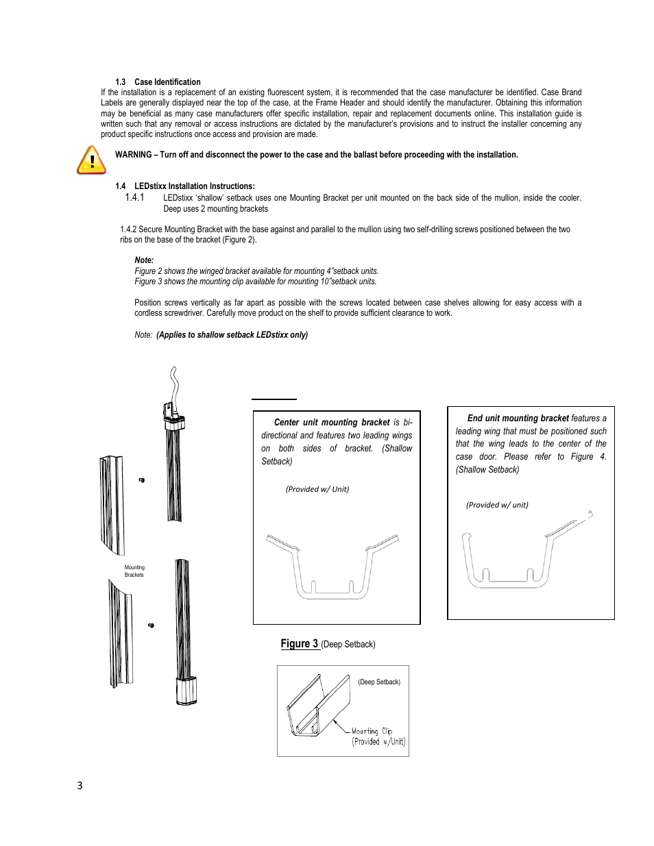 Figure 3, Figure 2 | OSRAM SYLVANIA LEDstixx User Manual | Page 3 / 8