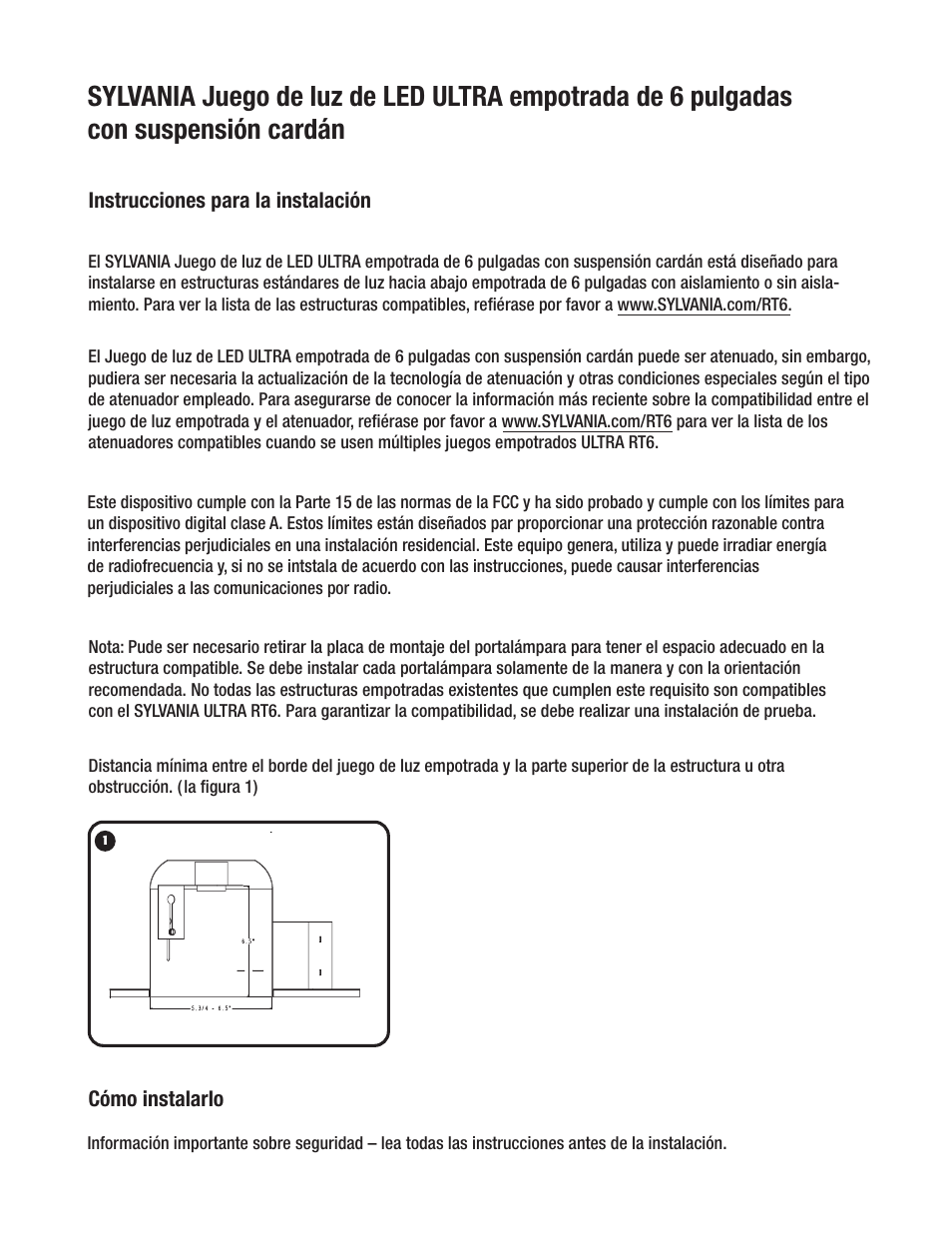 OSRAM SYLVANIA LED ULTRA 6” Gimbal Recessed Kit User Manual | Page 11 / 15