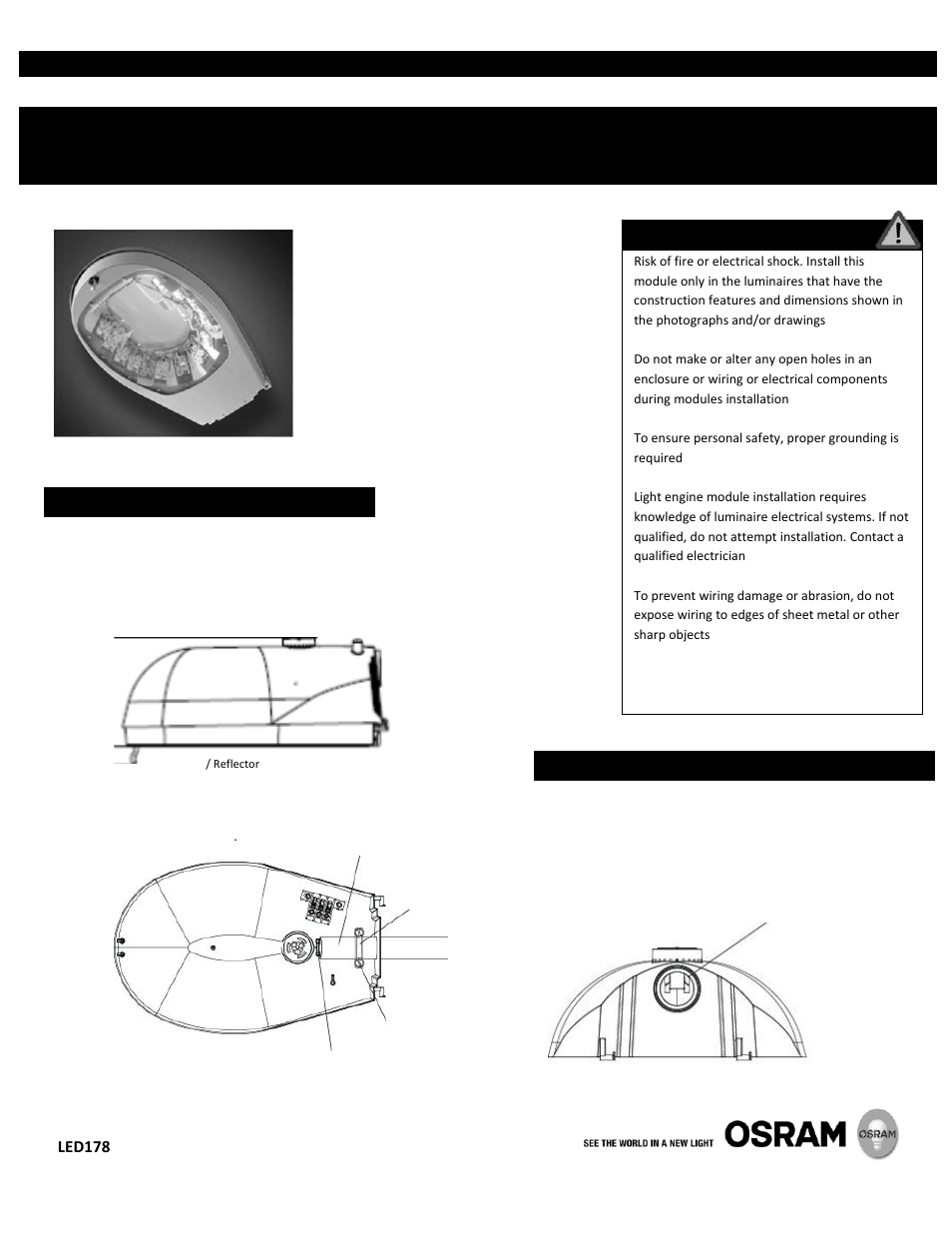 OSRAM SYLVANIA ProPoint Outdoor Luminaire Small Cobrahead User Manual | 2 pages