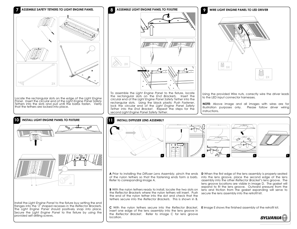 OSRAM SYLVANIA LED 2x2 Retrofit Kit User Manual | Page 3 / 3