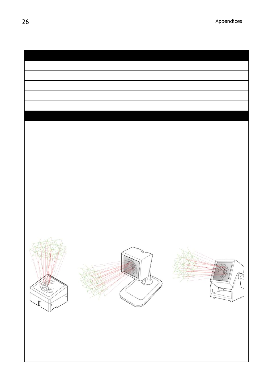 Technical specifications, B. technical specifications | SCANTECH ID (Champtek company) Pollux P-4010 User Manual | Page 32 / 38