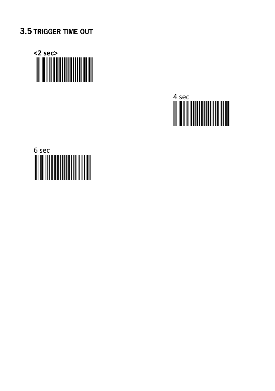 Trigger time out | SCANTECH ID (Champtek company) VEGA V-1030 User Manual | Page 11 / 41