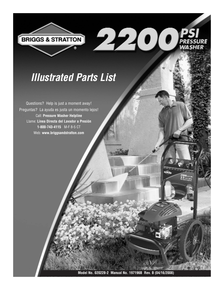 Briggs & Stratton 020228-2 User Manual | 2 pages