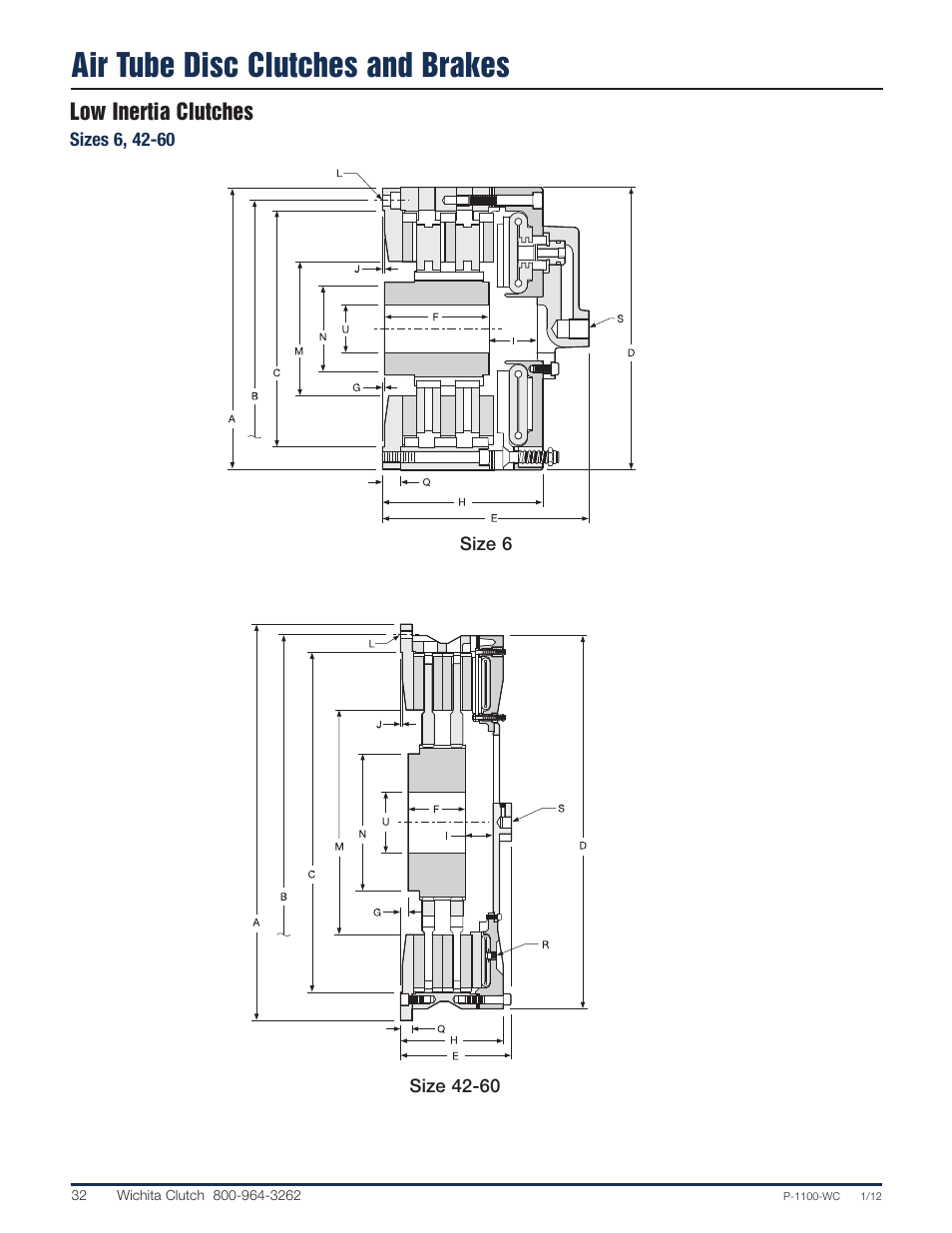 Air tube disc clutches and brakes | Wichita Clutch LK Brake User Manual | Page 11 / 22