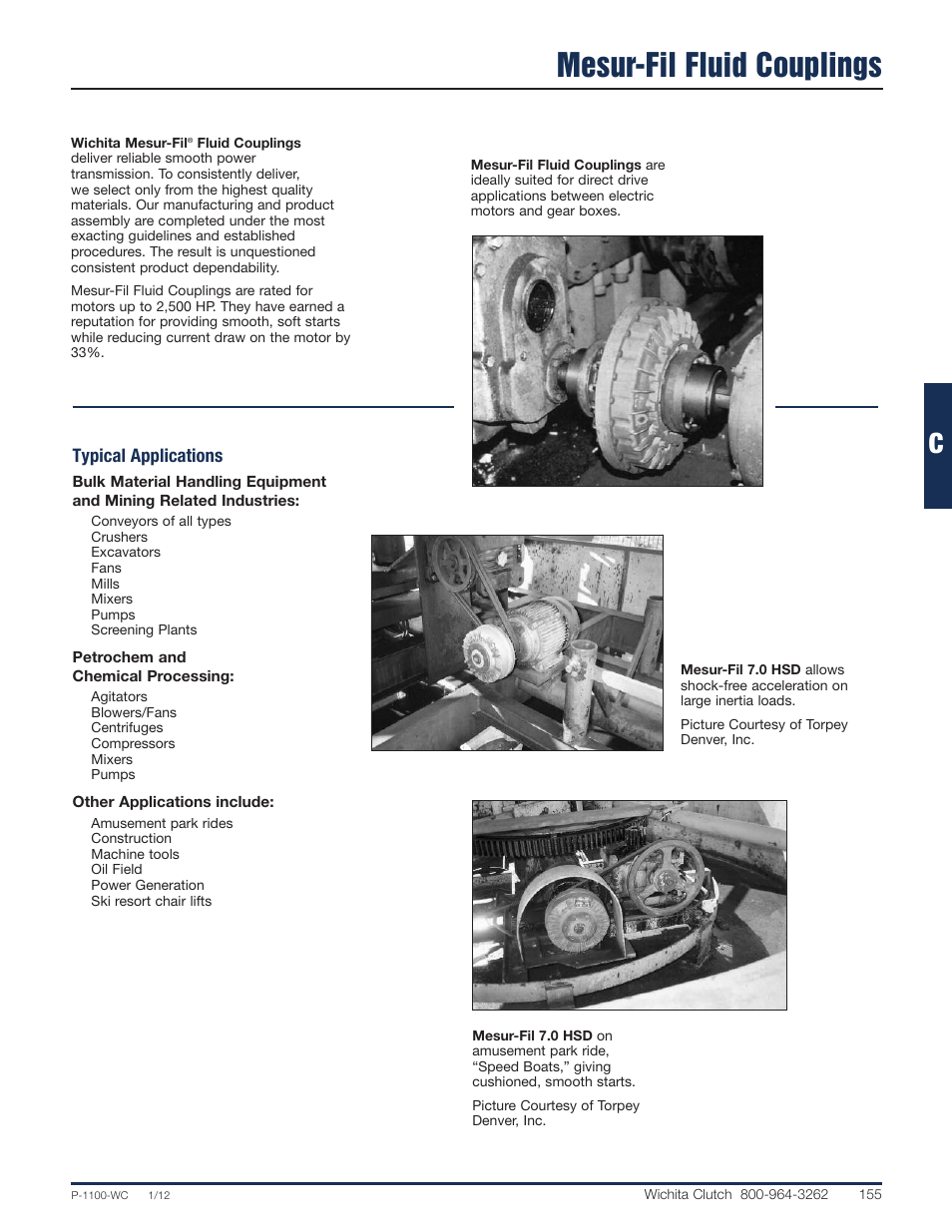 Mesur-fil fluid couplings | Wichita Clutch Fluid Coupling User Manual | Page 2 / 20