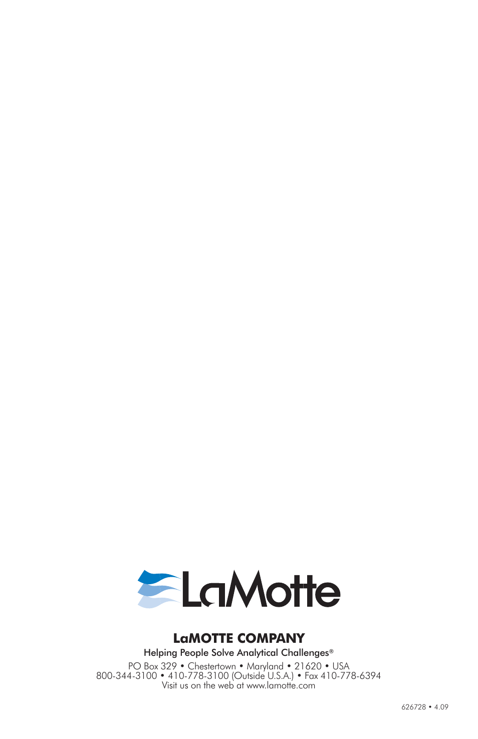 Lamotte company | LaMotte 1200 Colorimeter User Manual | Page 28 / 84
