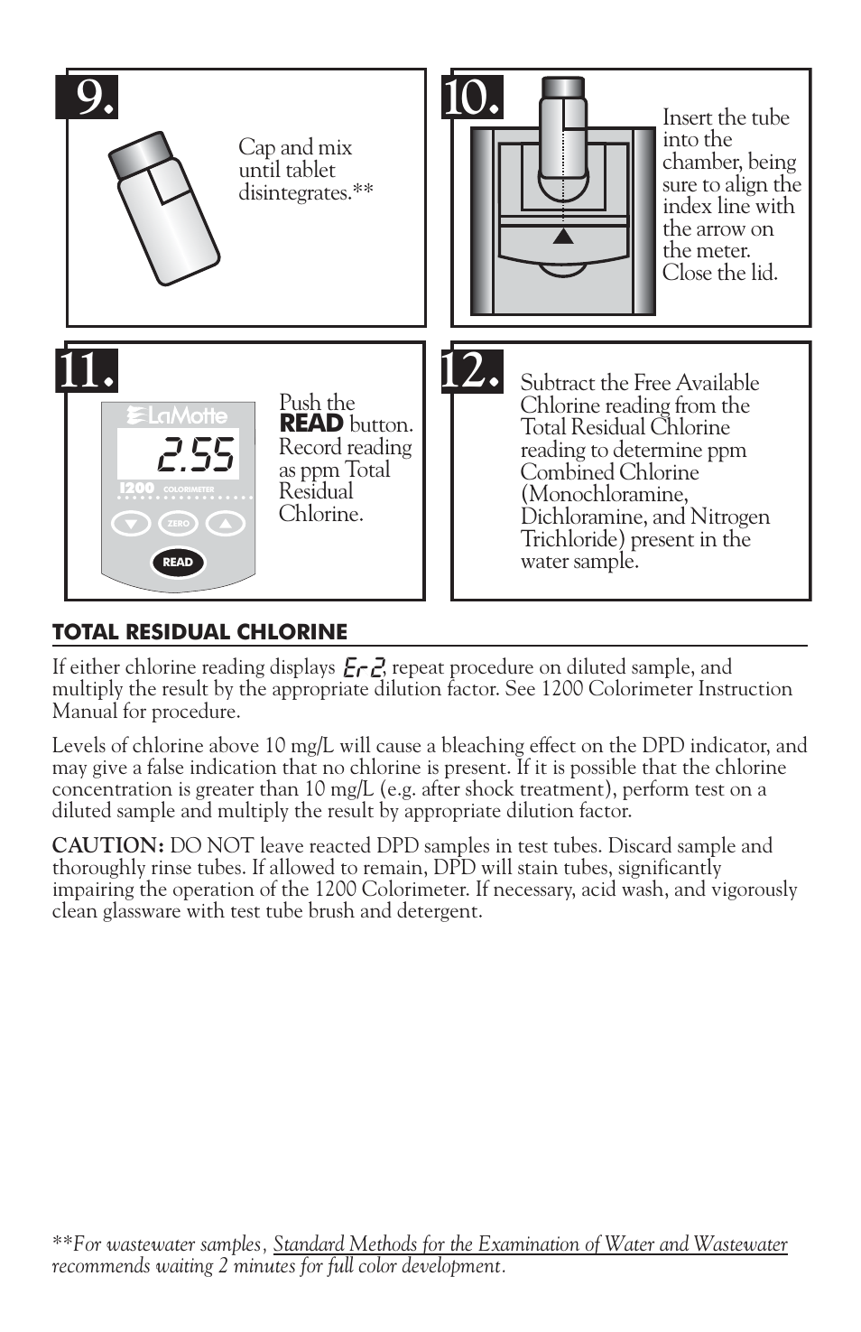 LaMotte 1200 Colorimeter User Manual | Page 31 / 84