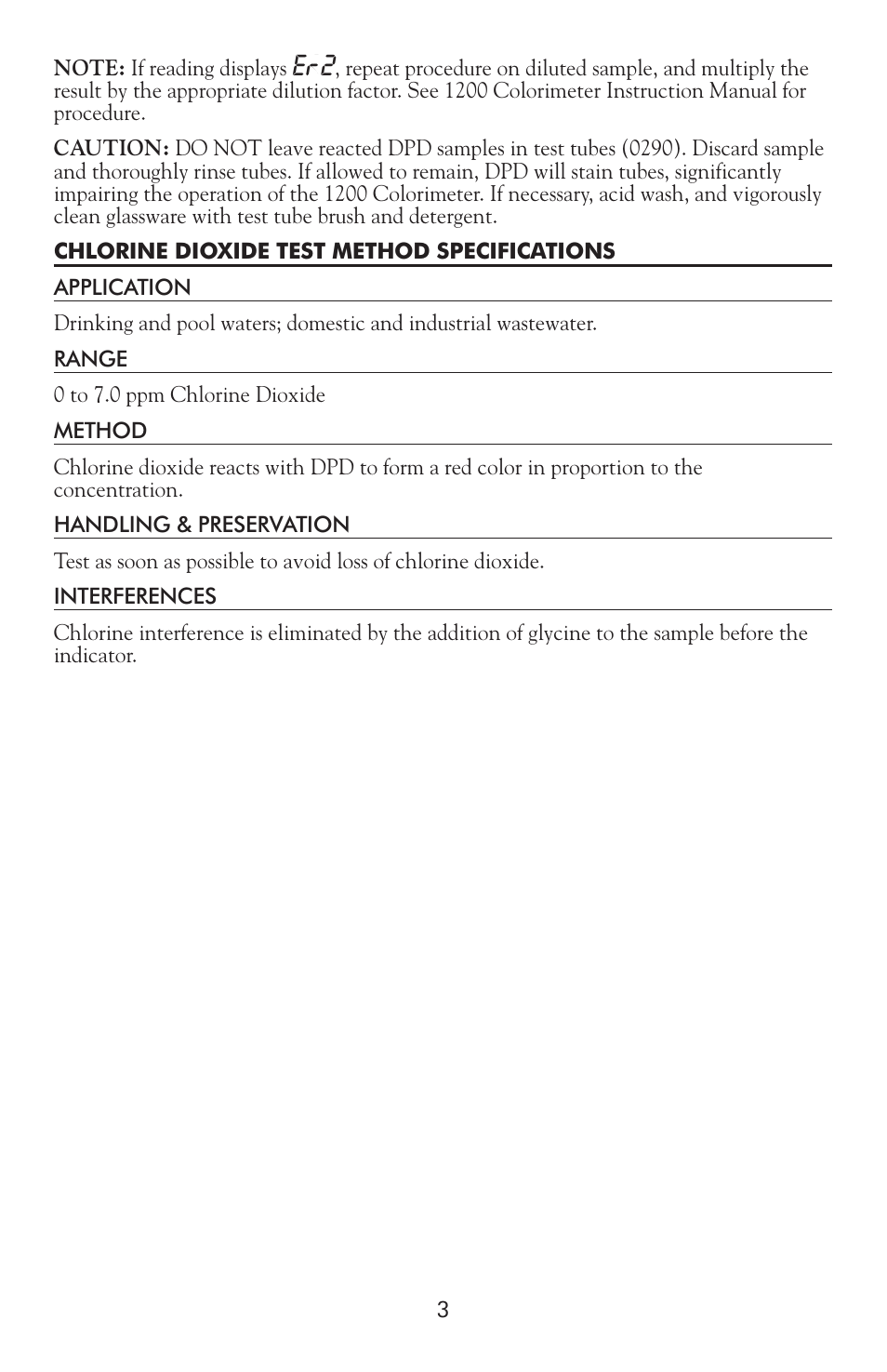 LaMotte 1200 Colorimeter User Manual | Page 39 / 84