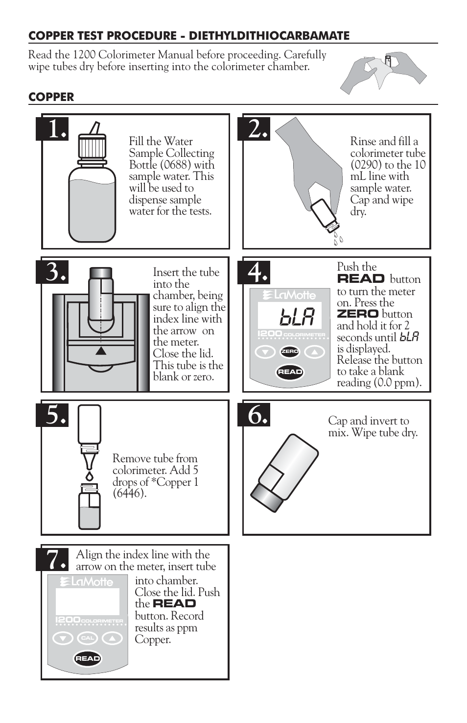 LaMotte 1200 Colorimeter User Manual | Page 46 / 84