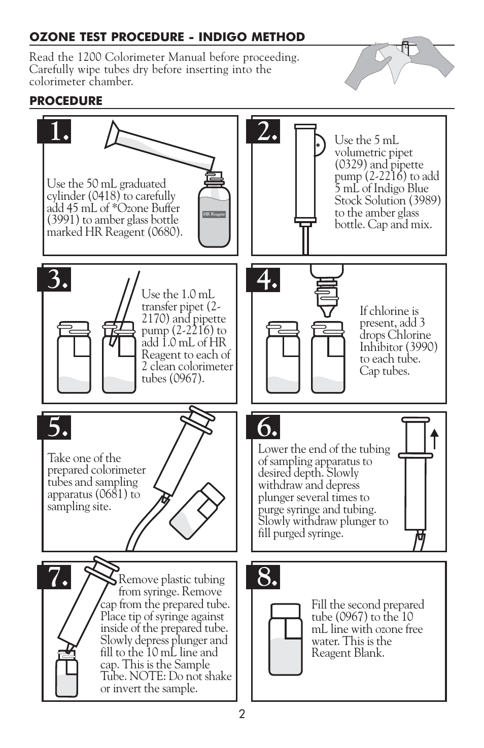 LaMotte 1200 Colorimeter User Manual | Page 62 / 84