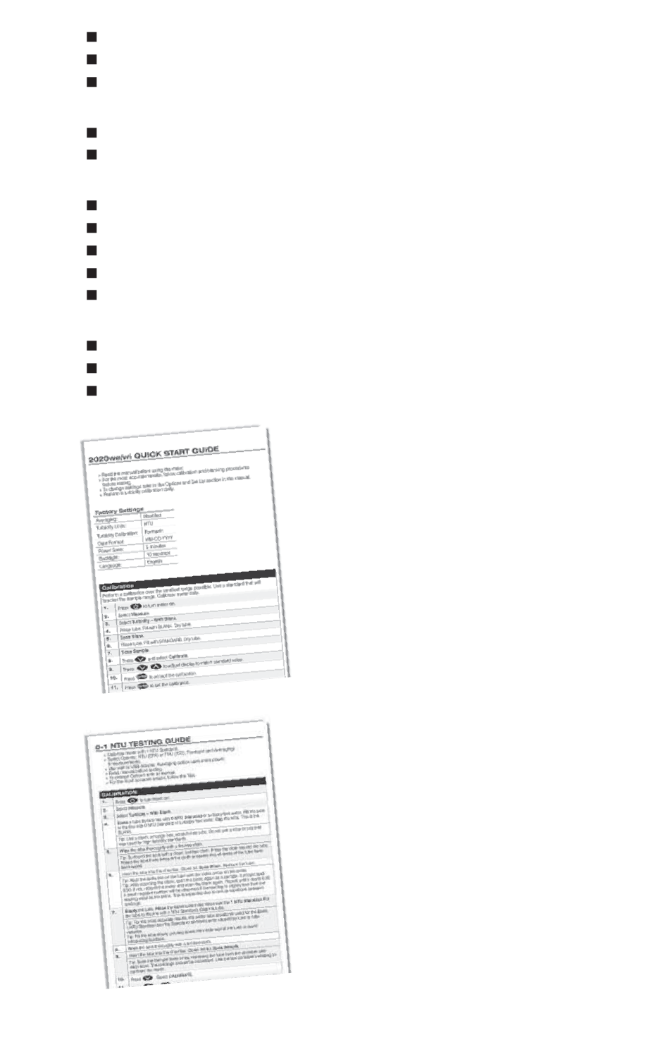 LaMotte 2020wi Portable Turbidity Meters User Manual | Page 4 / 60