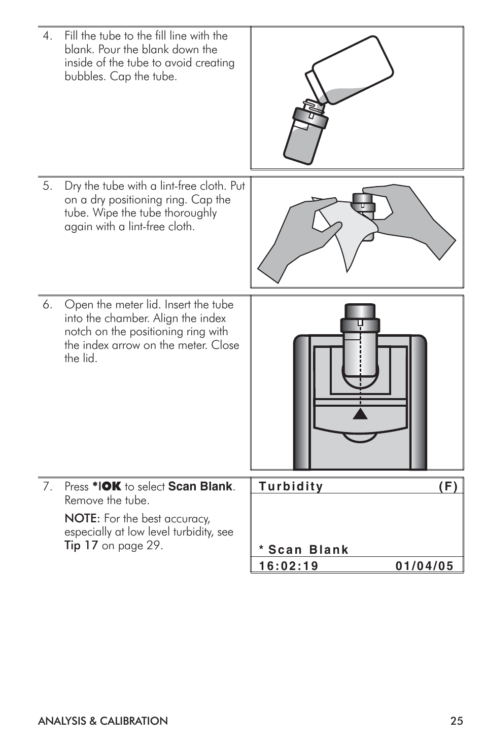 LaMotte 2020i Turbidimeter User Manual | Page 25 / 44