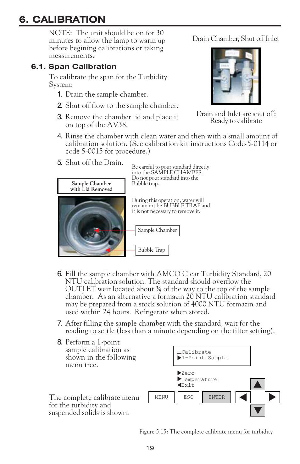 Calibration | LaMotte 2020 ClearTrace User Manual | Page 20 / 36