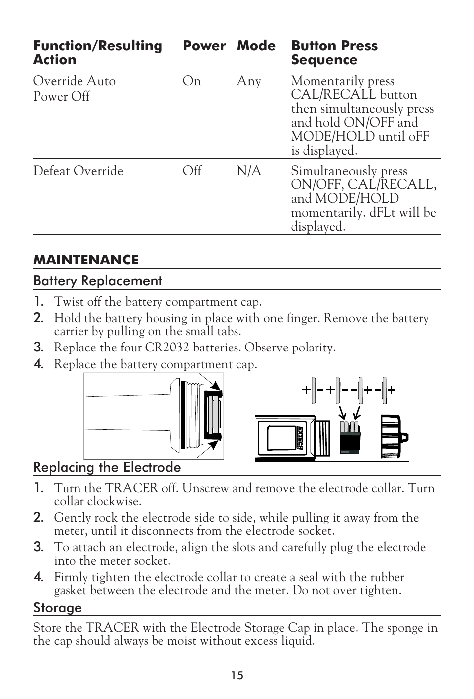 LaMotte Tracer Dissolved Oxygen Meter User Manual | Page 15 / 21