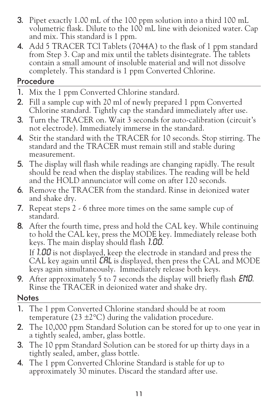 LaMotte Tracer Total Chlorine Meter User Manual | Page 11 / 16