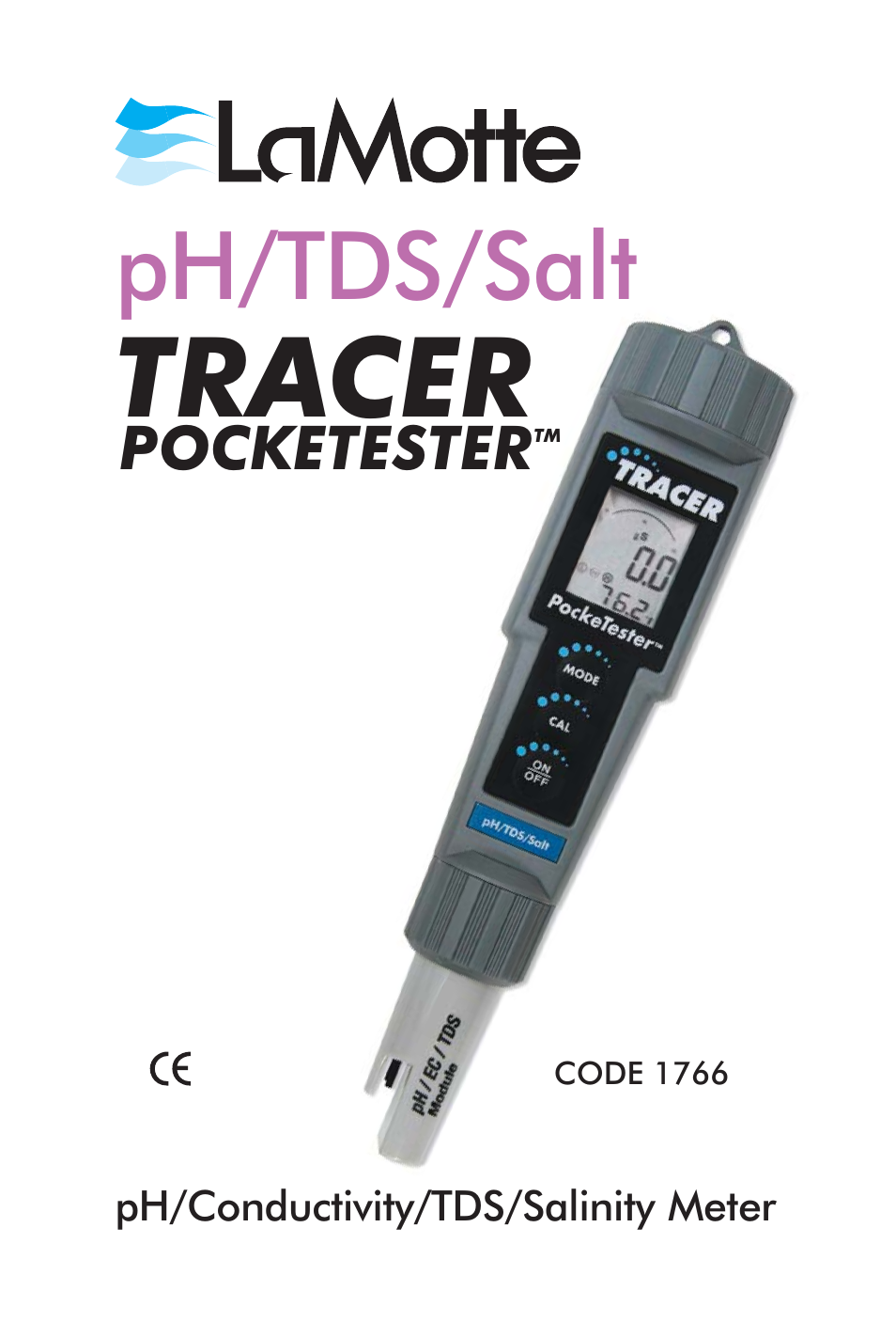 LaMotte Tracer Salt Meter User Manual | 24 pages