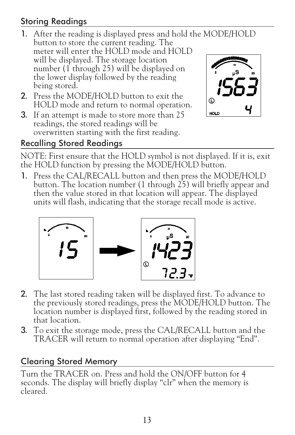 LaMotte Tracer Salt Meter User Manual | Page 13 / 24