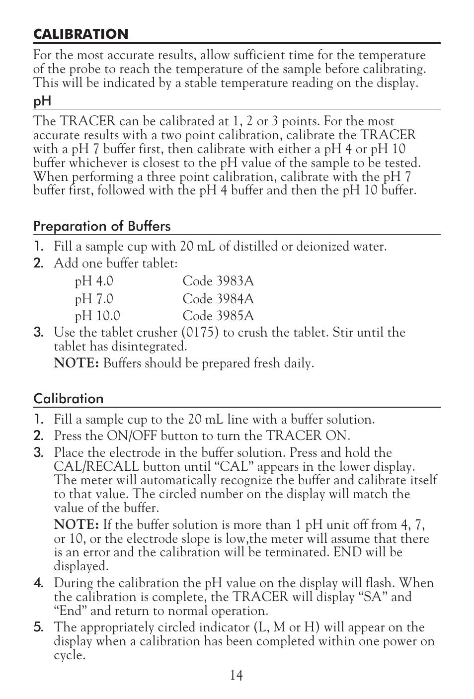 LaMotte Tracer Salt Meter User Manual | Page 14 / 24