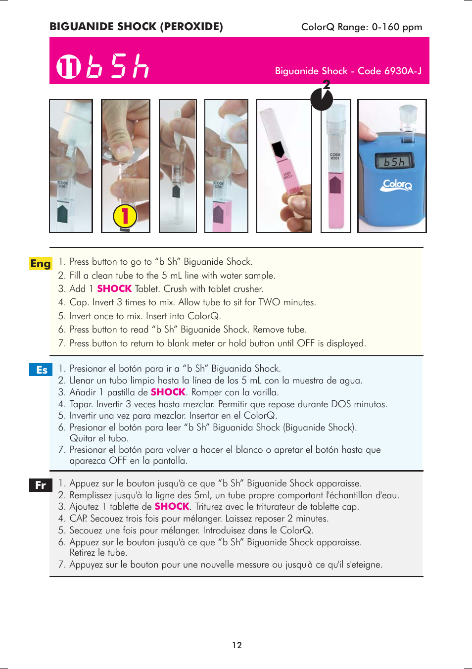 B 5 h | LaMotte ColorQ Pro-11 User Manual | Page 12 / 12