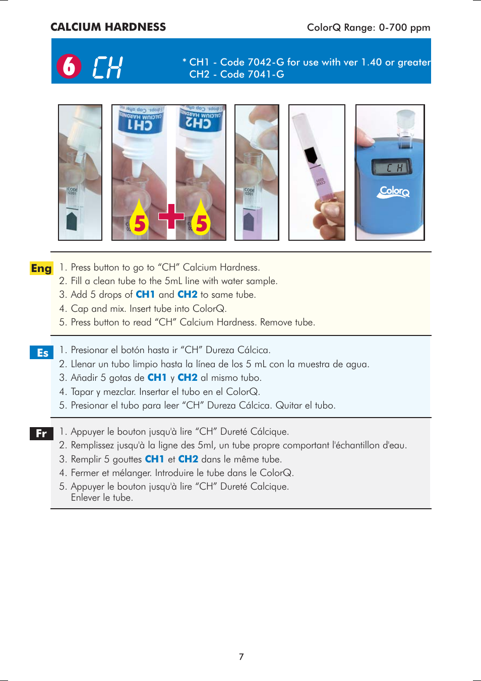 LaMotte ColorQ Pro-11 User Manual | Page 7 / 12