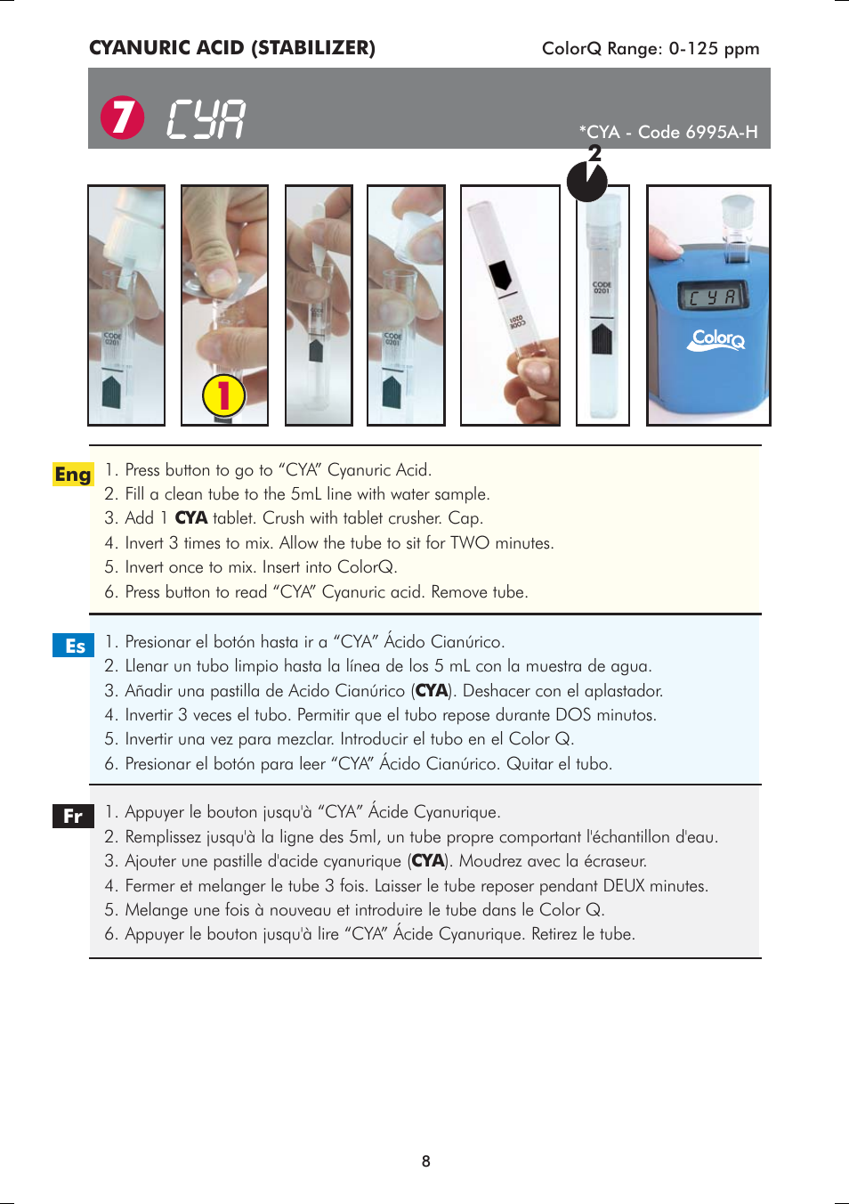 LaMotte ColorQ Pro-11 User Manual | Page 8 / 12