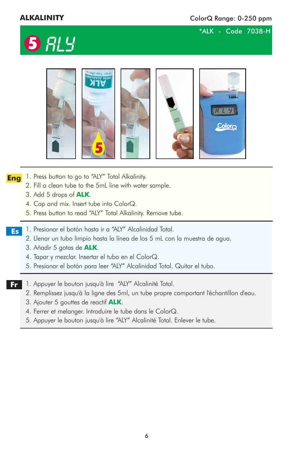 LaMotte ColorQ Pro 9-PLUS User Manual | Page 6 / 12