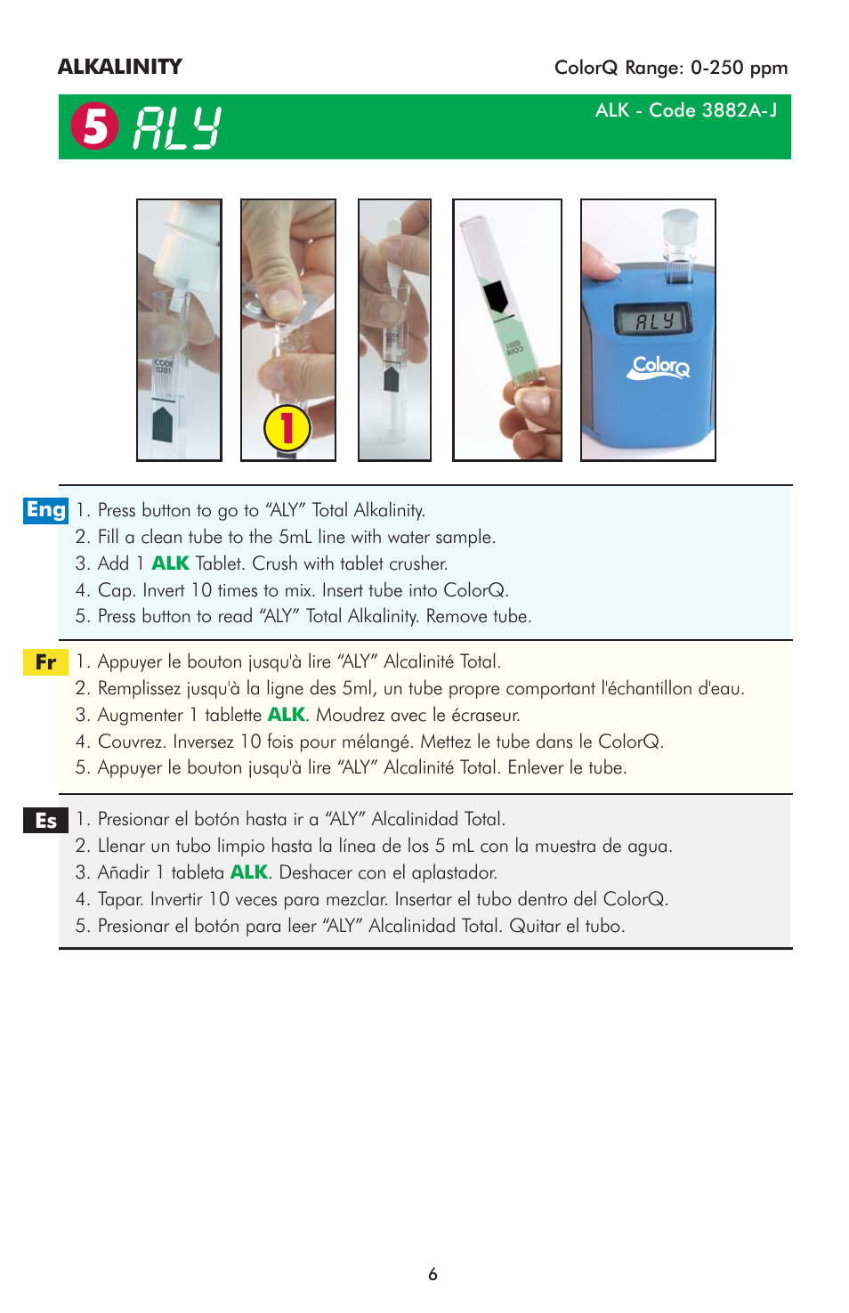 LaMotte ColorQ Copper 7 User Manual | Page 6 / 12