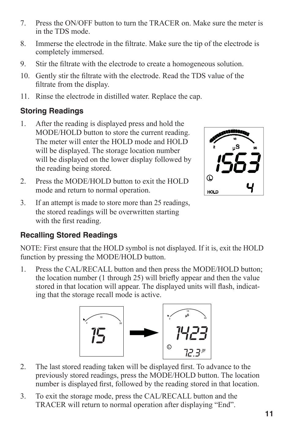 LaMotte TRACER POCKETESTER TDS User Manual | Page 11 / 20