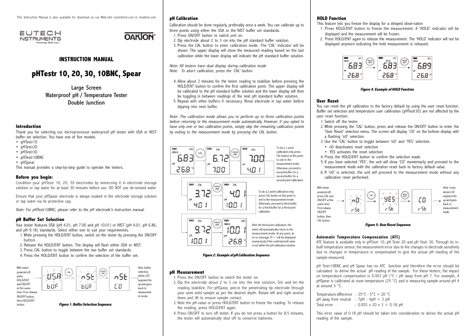 LaMotte pHTestr Spear User Manual | 2 pages