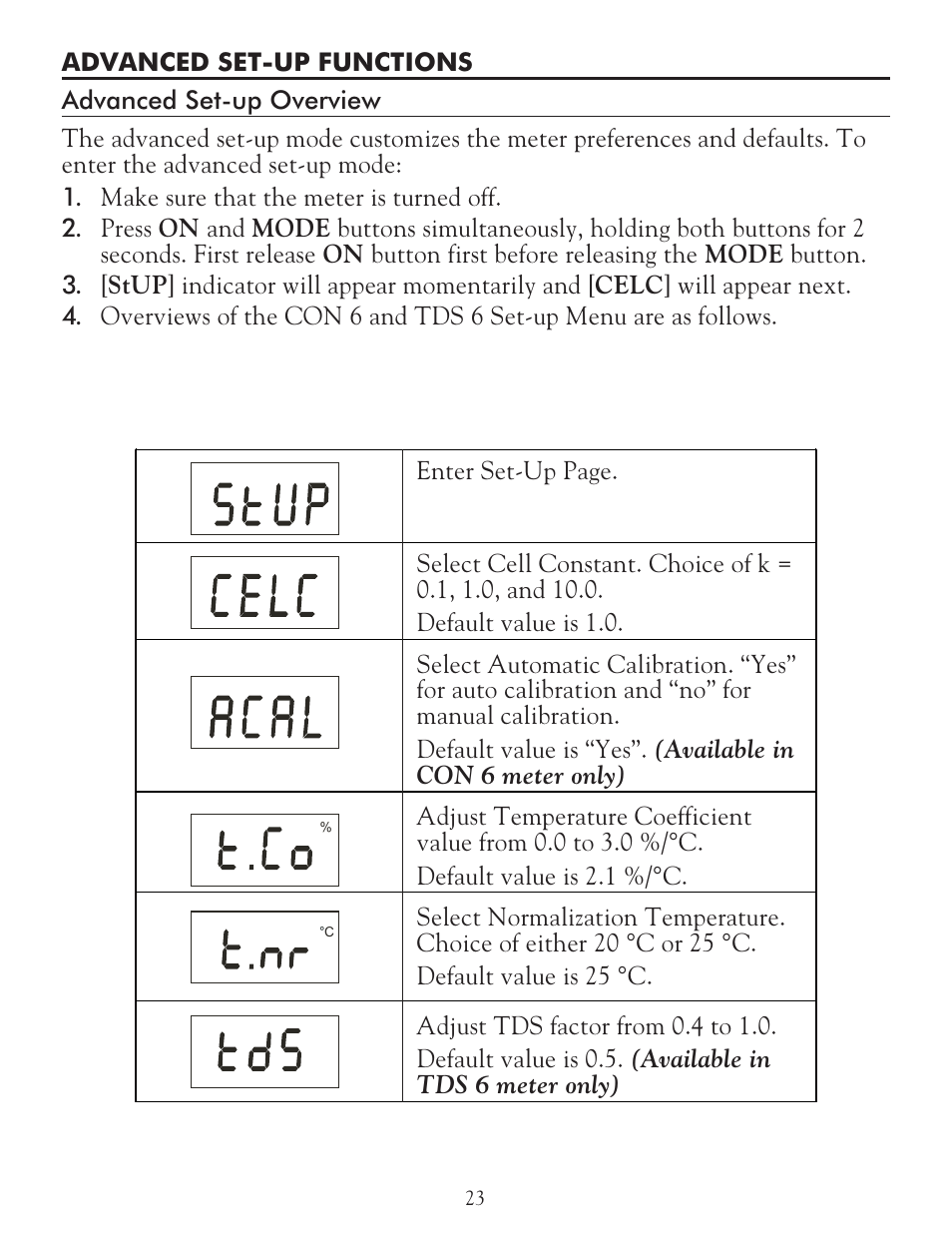 LaMotte 5 Series TDS Meter User Manual | Page 23 / 40