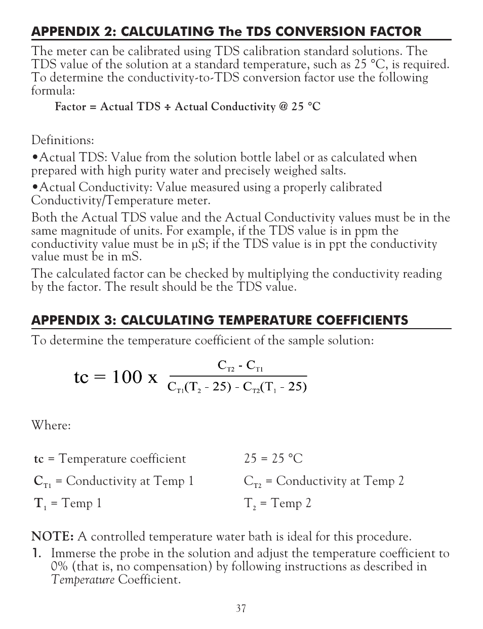 LaMotte 5 Series TDS Meter User Manual | Page 37 / 40