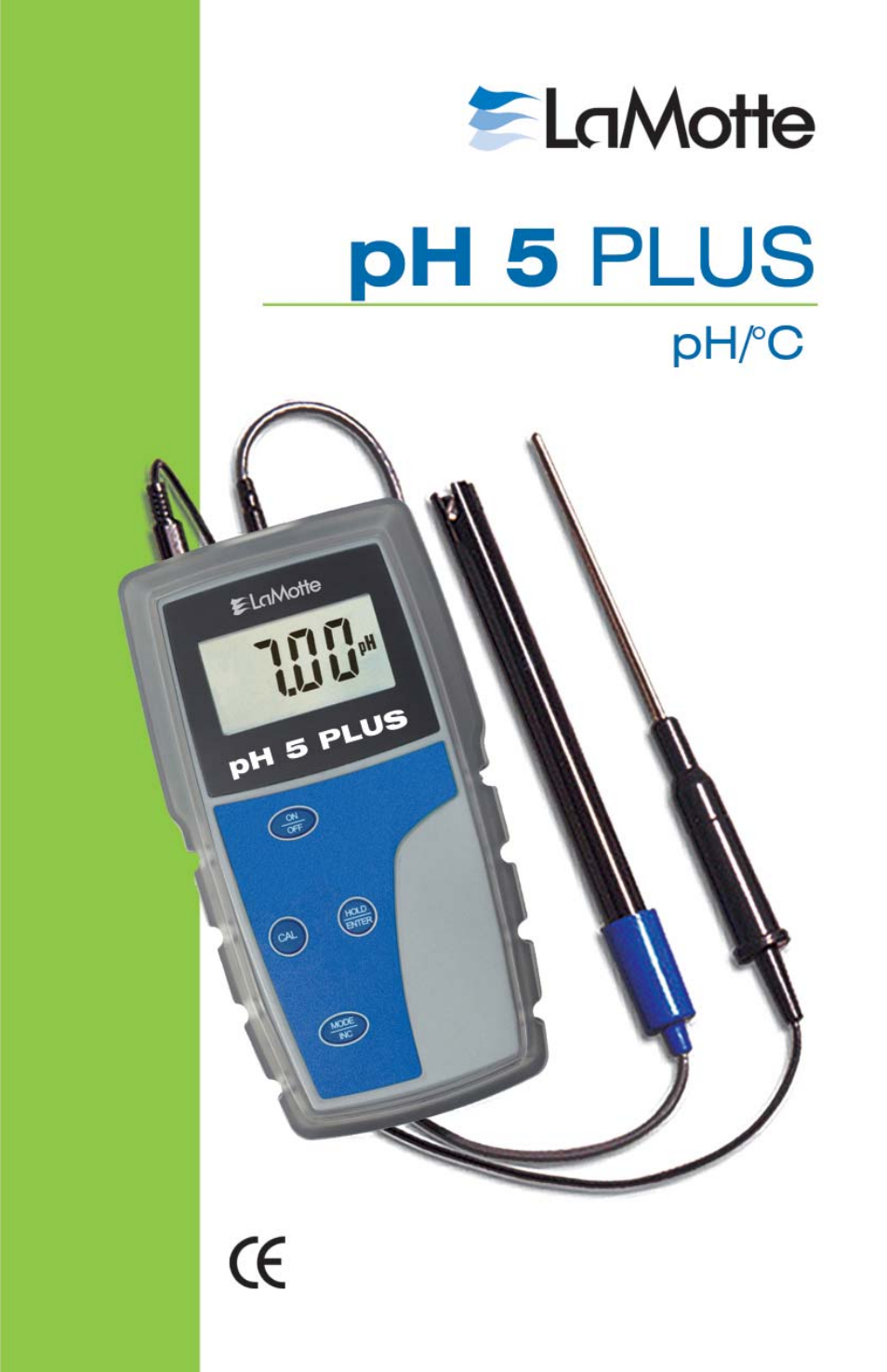 LaMotte 5 Series pH Meter User Manual | 20 pages