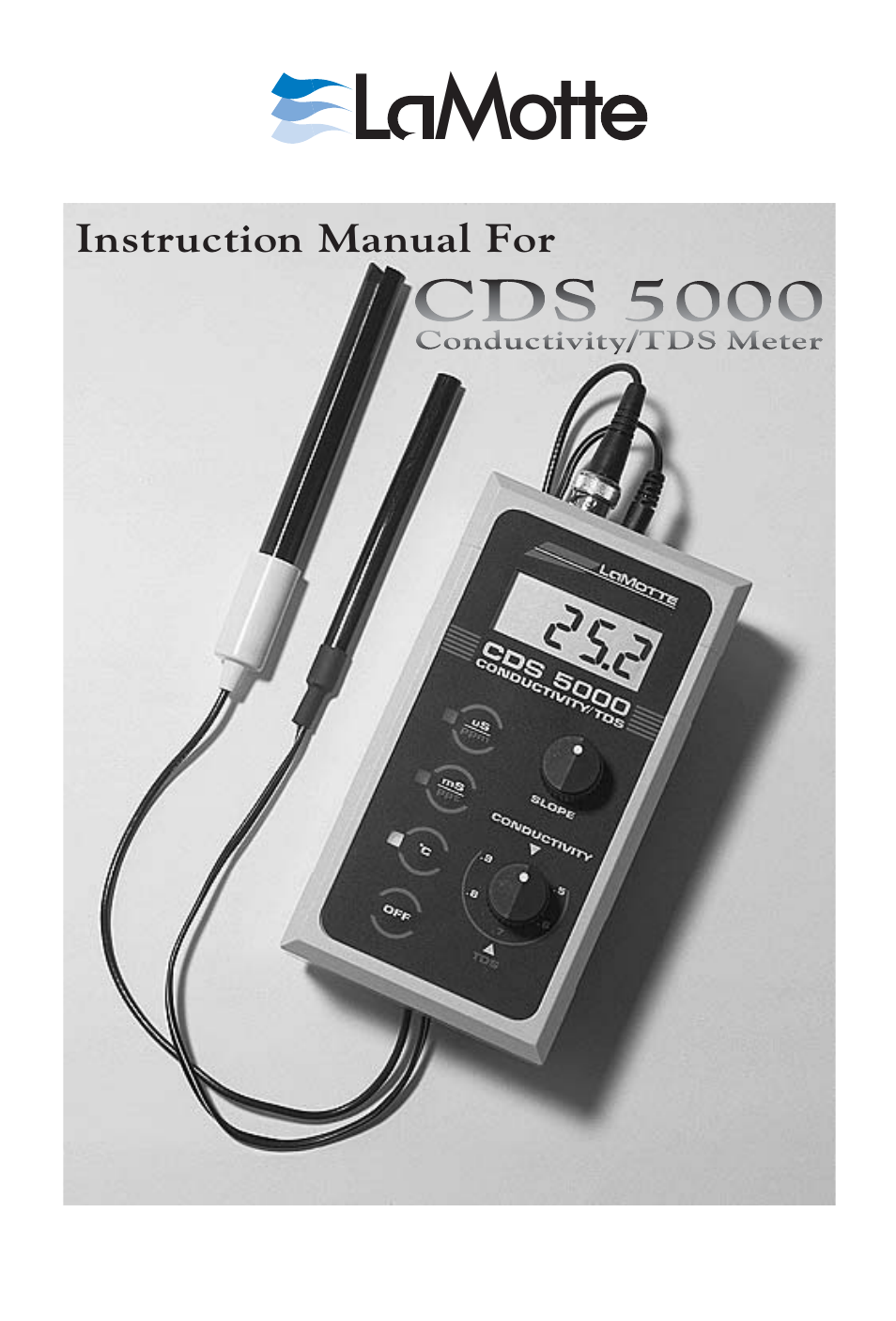 LaMotte CDS 5000 Conductivity Meter User Manual | 18 pages