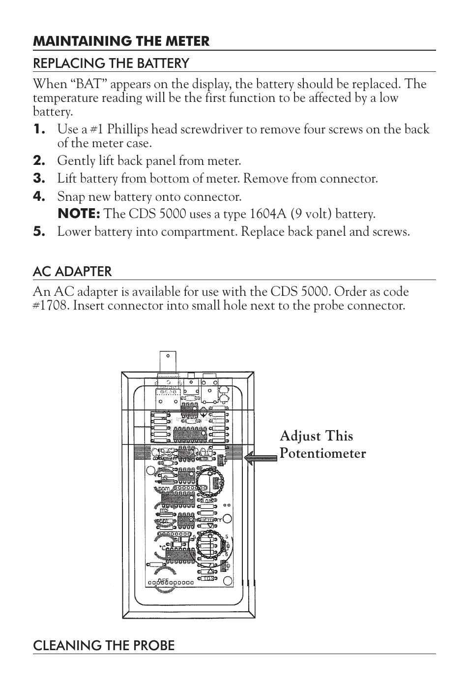 LaMotte CDS 5000 Conductivity Meter User Manual | Page 14 / 18