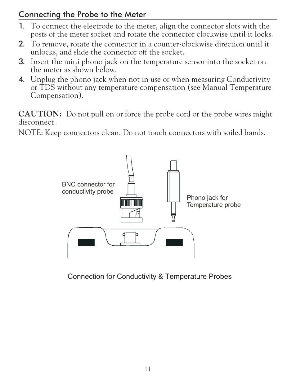 LaMotte TDS 6 Conductivity User Manual | Page 11 / 40