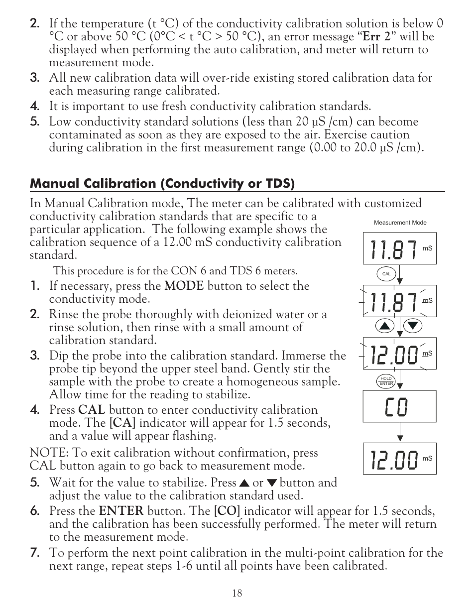 LaMotte TDS 6 Conductivity User Manual | Page 18 / 40