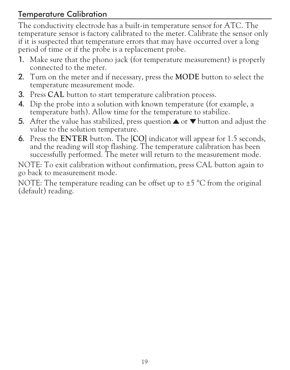 LaMotte TDS 6 Conductivity User Manual | Page 19 / 40