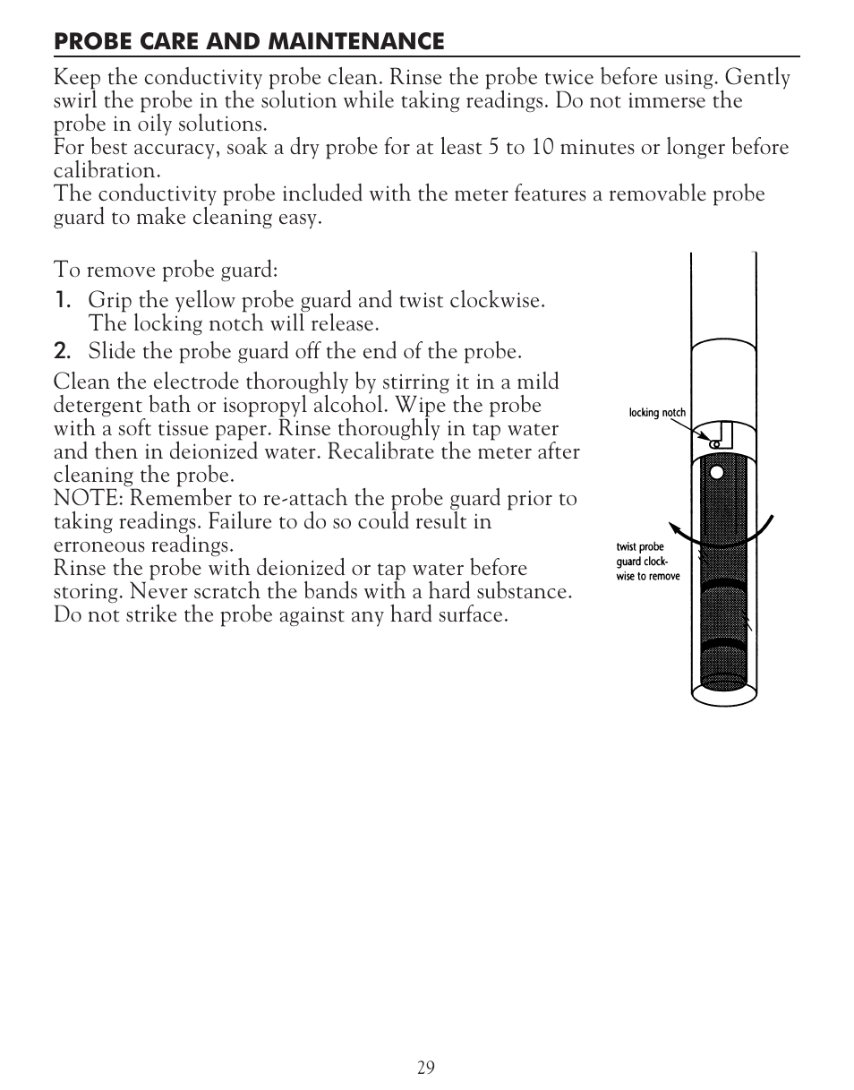 LaMotte TDS 6 Conductivity User Manual | Page 29 / 40