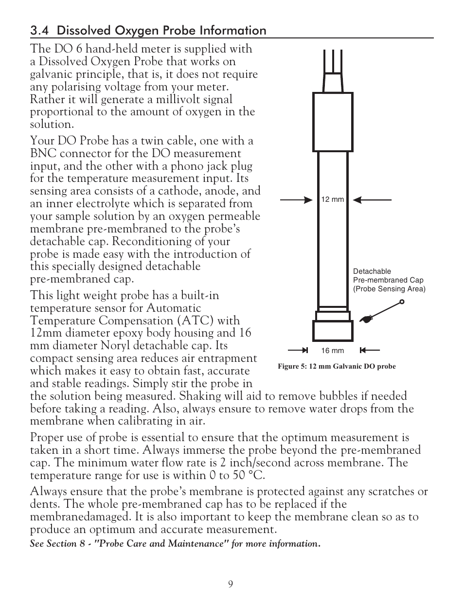 LaMotte DO 6 Dissolved Oxygen Meter User Manual | Page 10 / 56