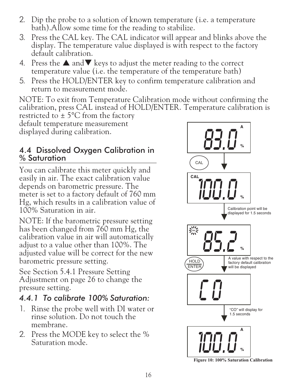 Co 83.0 | LaMotte DO 6 Dissolved Oxygen Meter User Manual | Page 17 / 56