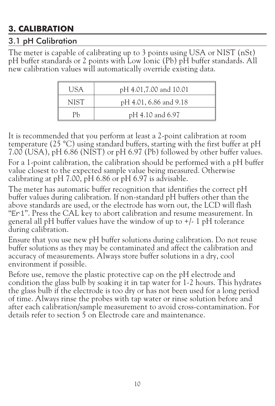 LaMotte pH PLUS Direct Meter User Manual | Page 10 / 24