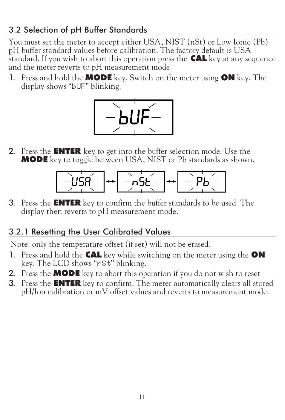 LaMotte pH PLUS Direct Meter User Manual | Page 11 / 24