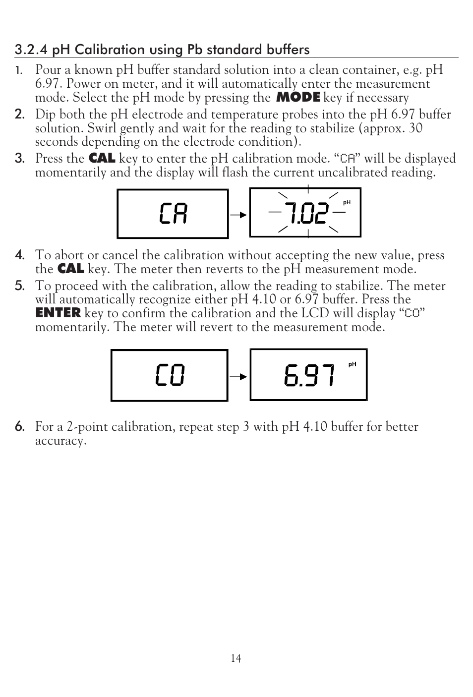 LaMotte pH PLUS Direct Meter User Manual | Page 14 / 24