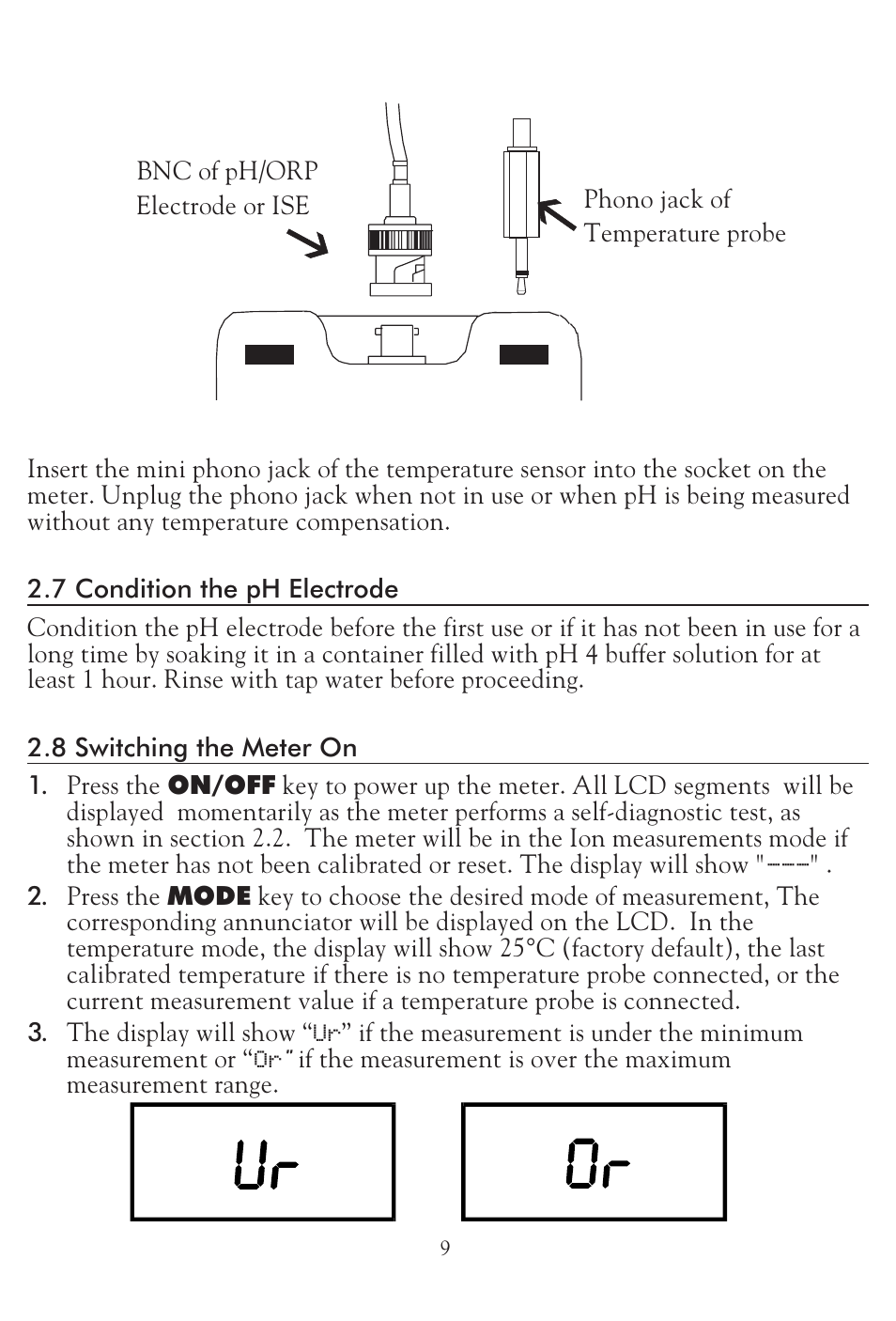 LaMotte pH PLUS Direct Meter User Manual | Page 9 / 24