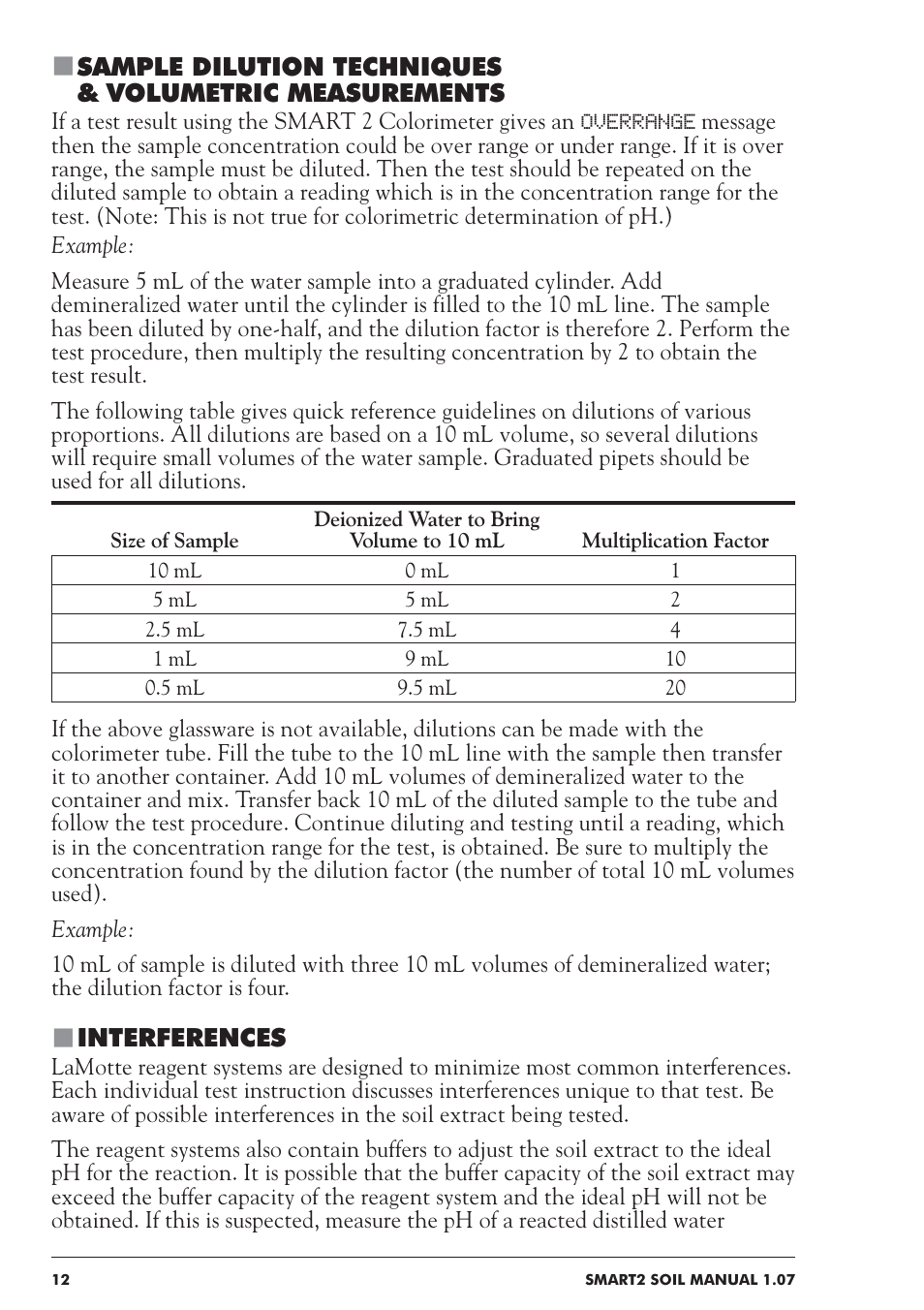 LaMotte SMART 2 Electronic Soil Lab User Manual | Page 12 / 84