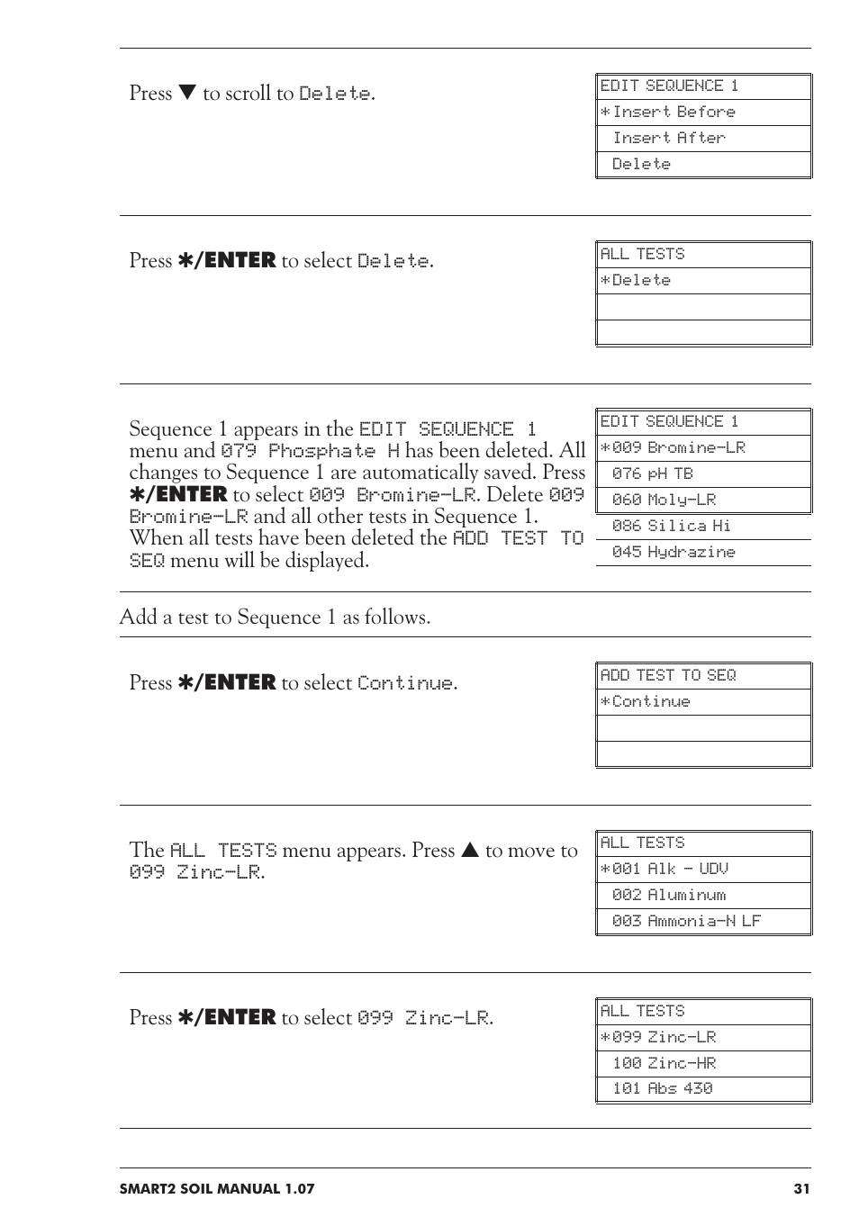 LaMotte SMART 2 Electronic Soil Lab User Manual | Page 31 / 84