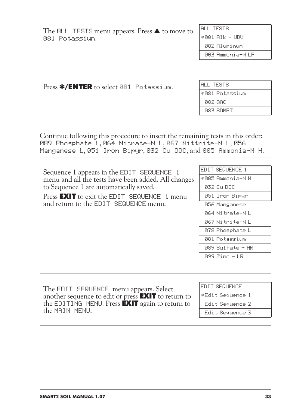 LaMotte SMART 2 Electronic Soil Lab User Manual | Page 33 / 84